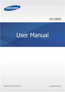 Samsung Galaxy S5 manual. Camera Instructions.